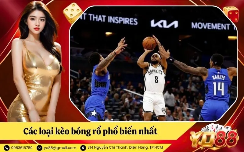 Các loại kèo bóng rổ phổ biến nhất trên bảng vị nhà cái hiện nay