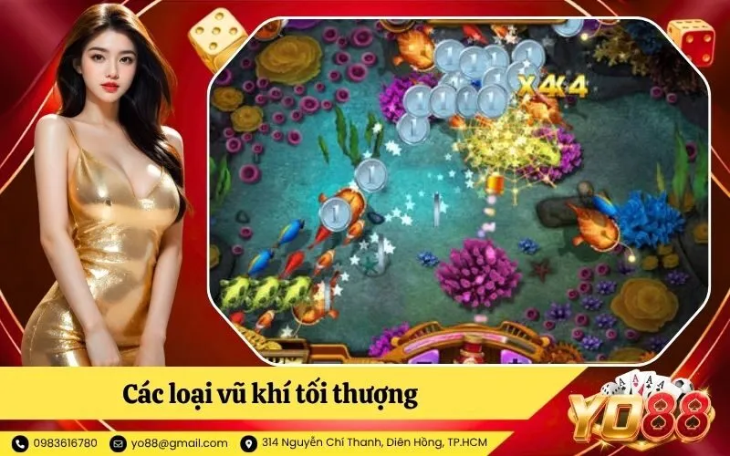 Các loại vũ khí tối thượng chuyên dùng để hạ gục Boss Rồng Vàng