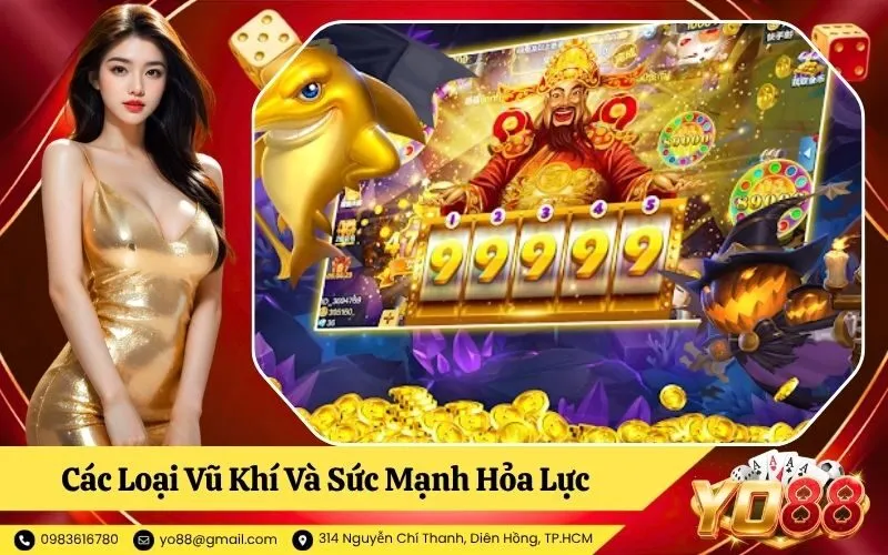 Các Loại Vũ Khí Và Sức Mạnh Hỏa Lực Trong Game