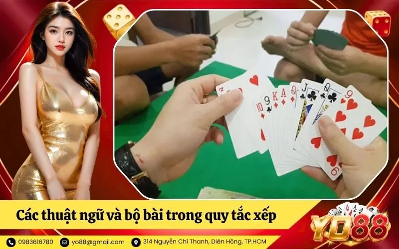 Các thuật ngữ và bộ bài trong quy tắc xếp bài sâm lốc