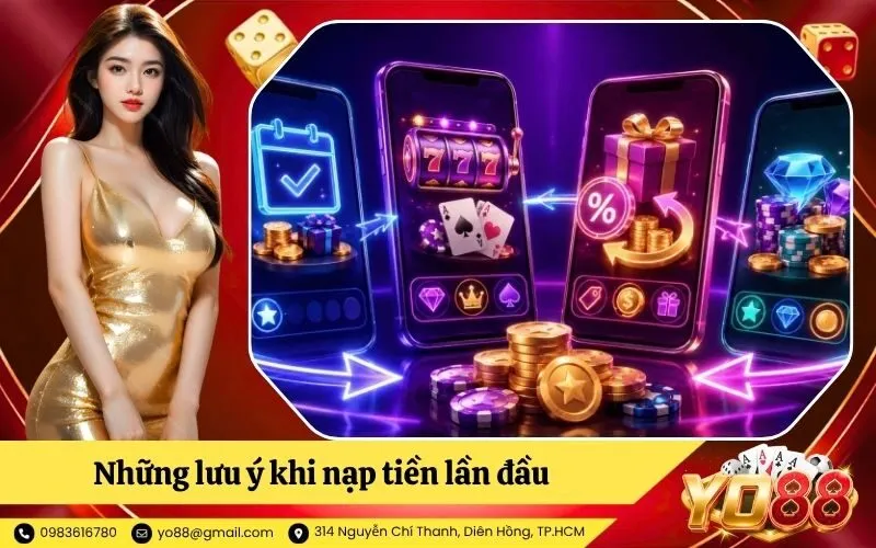 Những lưu ý khi nạp tiền lần đầu để tránh mất quyền lợi