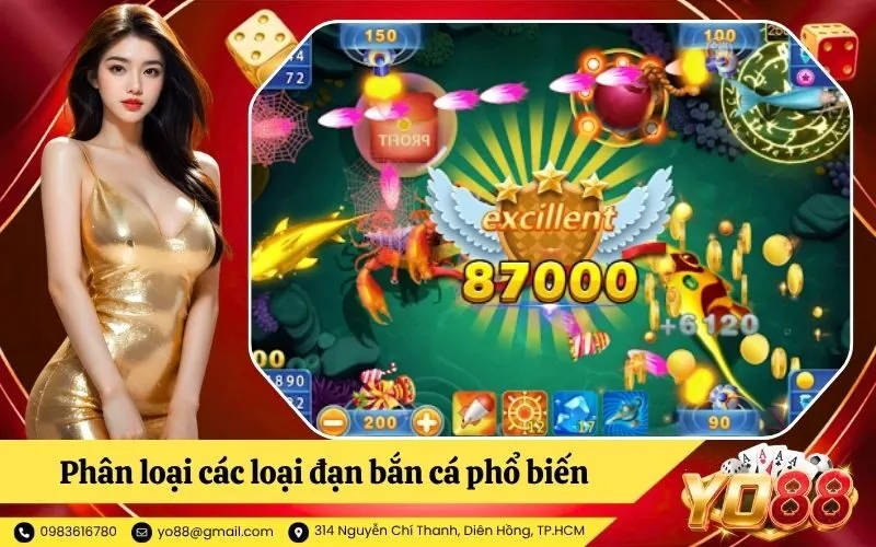 Phân loại các loại đạn bắn cá phổ biến trong hệ thống vũ khí