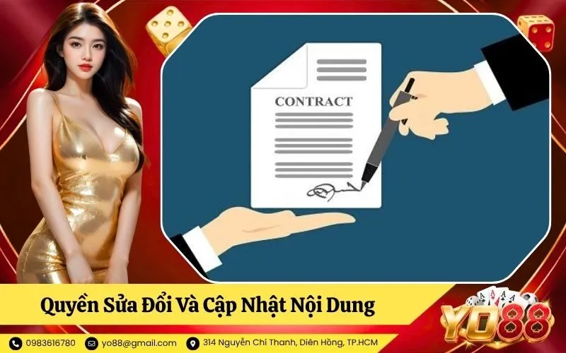 Quyền Sửa Đổi Và Cập Nhật Nội Dung Pháp Lý