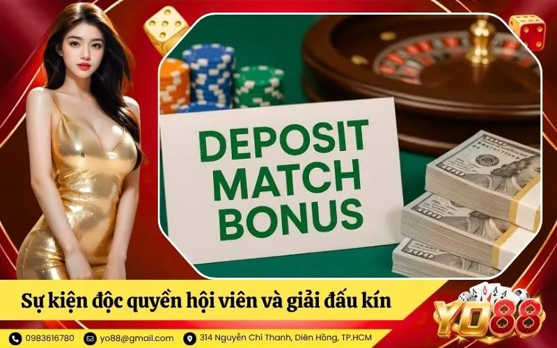 Sự kiện độc quyền hội viên và giải đấu kín