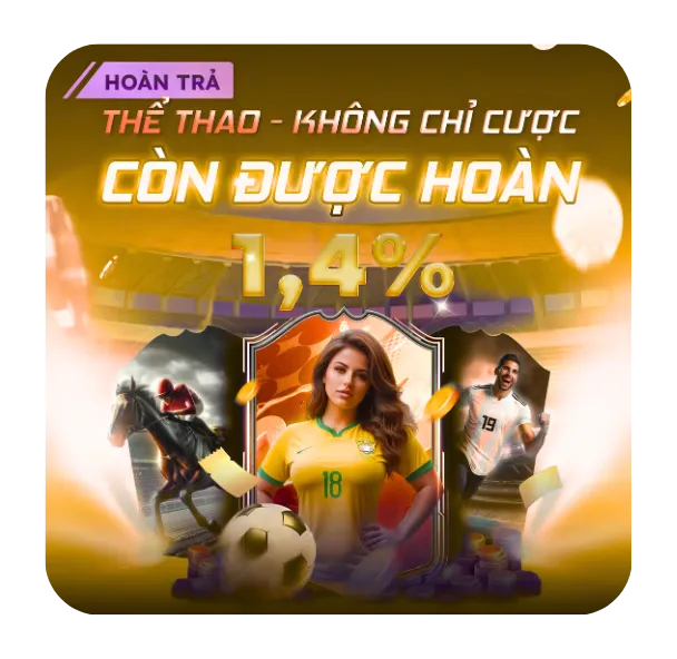 thể thao - không chỉ cược còn được hoàn