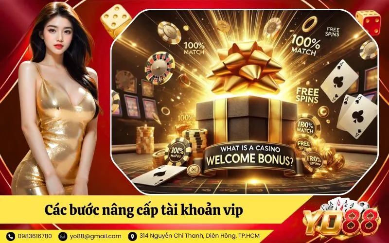 Các bước nâng cấp tài khoản vip