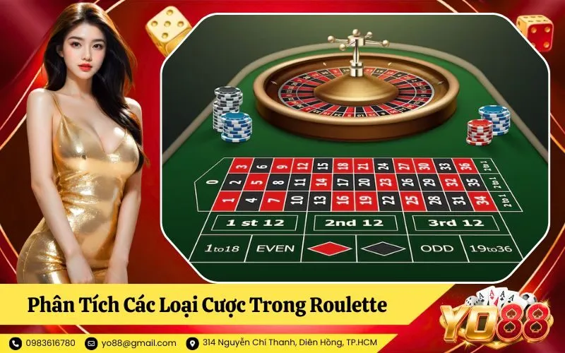 Phân Tích Các Loại Cược Trong Roulette Dành Cho Người Mới