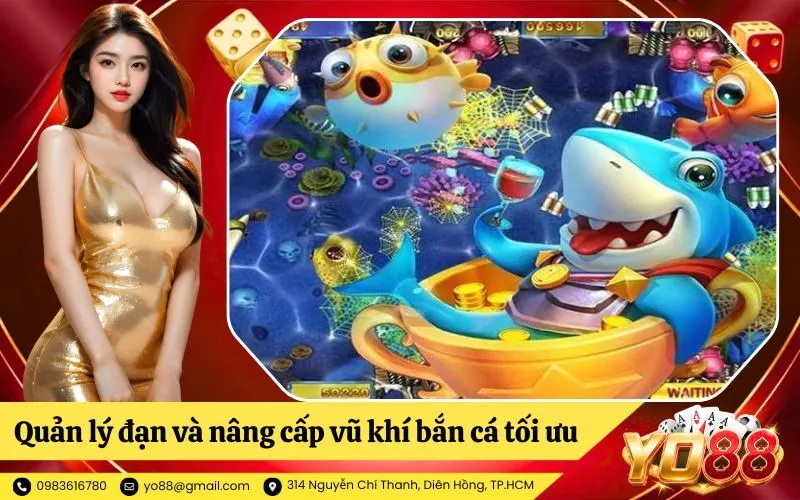 Quản lý đạn và nâng cấp vũ khí bắn cá tối ưu
