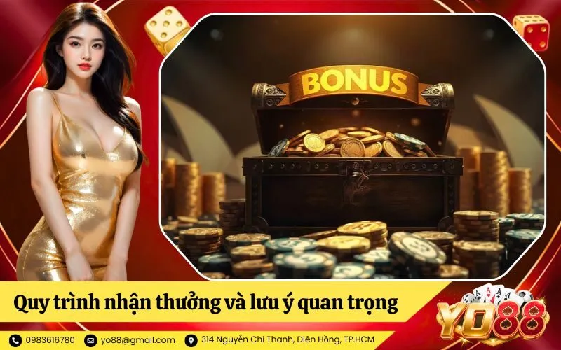 Quy trình nhận thưởng và lưu ý quan trọng cần nắm rõ